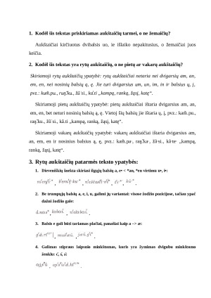 Rytų aukštaičių Vilniškių pratarmės ypatybės. Paveikslėlis 2