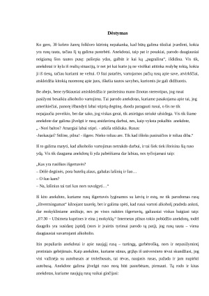 Šiuolaikinis (anekdotai, posakiai, posakiai su paveikslėliais, patarlės) ir tradicinio folkloro patarlės  apie rusus. Paveikslėlis 4