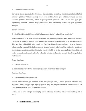 Darbo pokalbio etiketas. Paveikslėlis 9