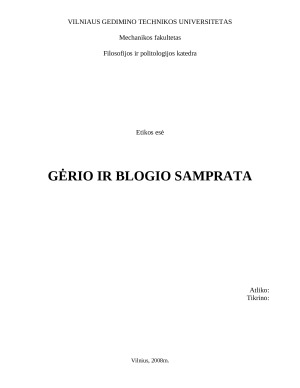 Gėrio ir blogio samprata