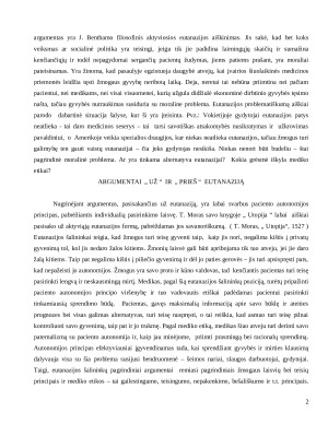 Mediko etikos problema akistatoje su eutanazija. Paveikslėlis 2