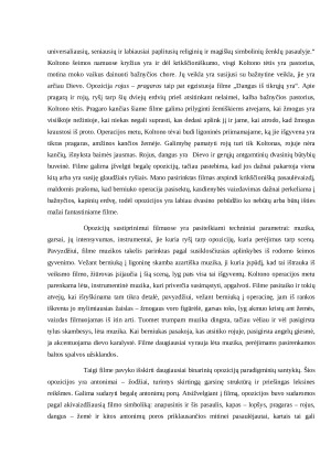 Paradigminiai santykiai (opozicijos) filme "Dangus iš tikrųjų yra". Paveikslėlis 4