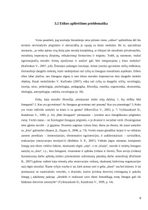 Specialisto etikos bruožai. Etikos standartai ir kodeksai. Paveikslėlis 9