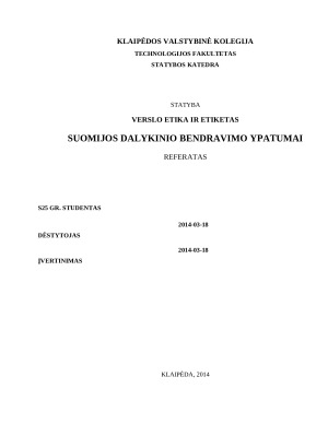 Suomijos dalykinio bendravimo ypatumai. Paveikslėlis 1