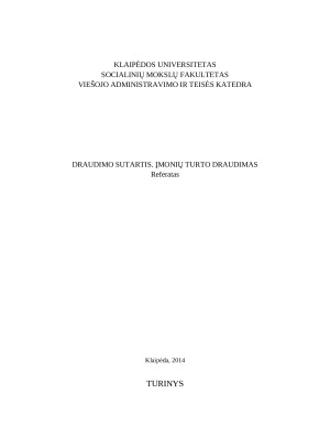 Draudimo sutartis. Įmonių turto draudimas