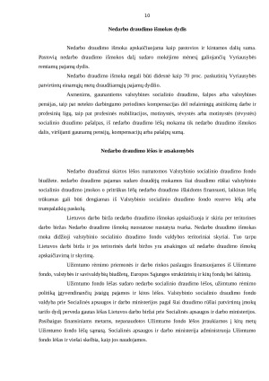 LR valstybinio socialinio draudimo biudžeto sudarymas ir vykdymas. Paveikslėlis 10