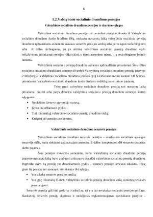 LR valstybinio socialinio draudimo biudžeto sudarymas ir vykdymas. Paveikslėlis 6