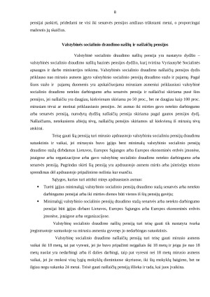 LR valstybinio socialinio draudimo biudžeto sudarymas ir vykdymas. Paveikslėlis 8