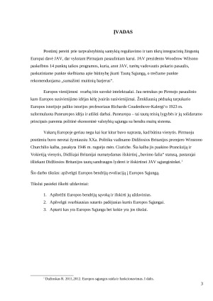 Europos bendrijų evoliuciją į Europos Sąjungą. Paveikslėlis 3