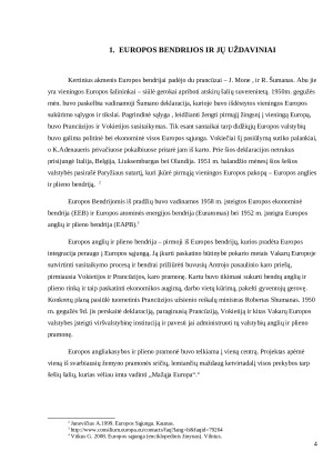 Europos bendrijų evoliuciją į Europos Sąjungą. Paveikslėlis 4