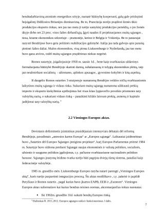 Europos bendrijų evoliuciją į Europos Sąjungą. Paveikslėlis 7