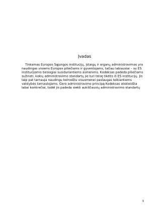 Europos gero administracinio elgesio kodeksas. Paveikslėlis 3