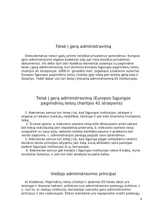 Europos gero administracinio elgesio kodeksas. Paveikslėlis 4