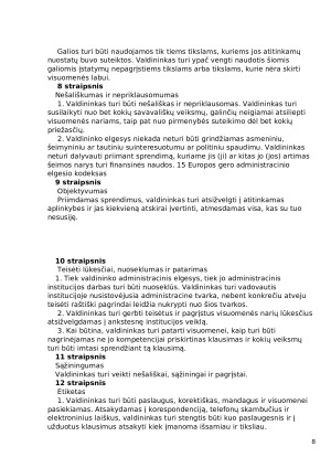 Europos gero administracinio elgesio kodeksas. Paveikslėlis 8