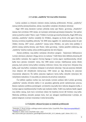 Latvijos tautininių mažumų problematika. Paveikslėlis 6