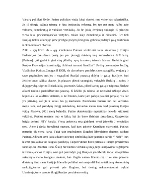 Liberalizmo raiška Rusijoje XXI amžiuje. Paveikslėlis 7
