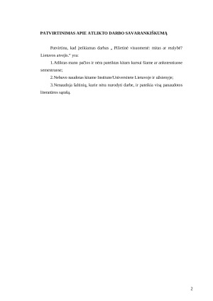 Pilietinė visuomenė: mitas ar realybė? Lietuvos atvejis. Paveikslėlis 2