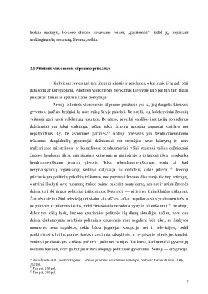 Pilietinė visuomenė: mitas ar realybė? Lietuvos atvejis. Paveikslėlis 7