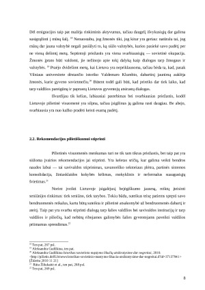 Pilietinė visuomenė: mitas ar realybė? Lietuvos atvejis. Paveikslėlis 8