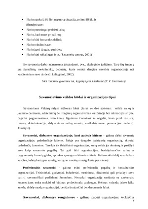 Savanorystė ir savanoriavimas. Paveikslėlis 6