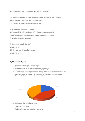 “YES / NO MEDIA”  įmonės analizė. Paveikslėlis 8