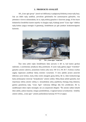 AB ,,LINAS AGRO GROUP'' prekybos įmonės analizė. Paveikslėlis 9