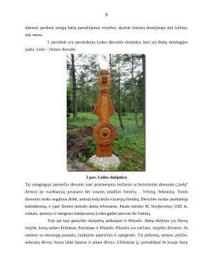 Baltų mitologijos parkas. Paveikslėlis 9