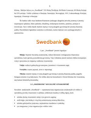 "Swedbank" socialinės atsakomybės analizė. Paveikslėlis 5