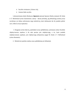 Aš vaizdo ypatybių įvertinimas, taikant dvidešimties pasisakymų testą. Paveikslėlis 4