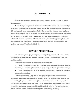 Kainų diskriminacija monopolijos sąlygomis. Paveikslėlis 4