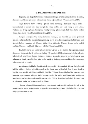 Kalbų mokėjimas ir karjera. Paveikslėlis 5