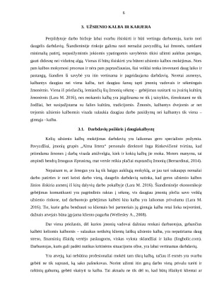 Kalbų mokėjimas ir karjera. Paveikslėlis 6