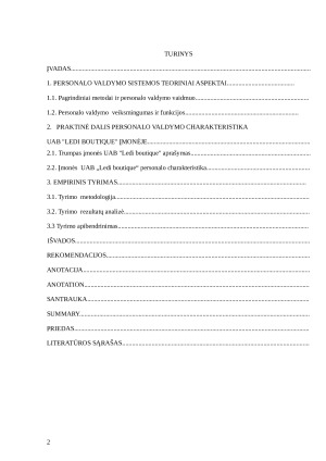 Pagrindiniai būdai kaip padidinti personalo valdymo veiksmingumą. Kursinis. Paveikslėlis 2