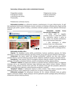 Reklamos rūšys. Paveikslėlis 8