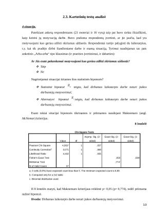 Apklausos rezultatų tyrimas. Paveikslėlis 10