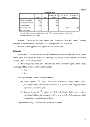 Apklausos rezultatų tyrimas. Paveikslėlis 6