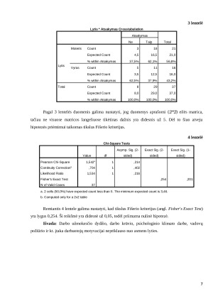Apklausos rezultatų tyrimas. Paveikslėlis 7