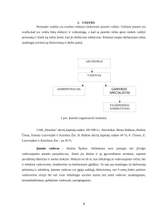 Durų gamybos įmonė. Verslo planas. Paveikslėlis 9