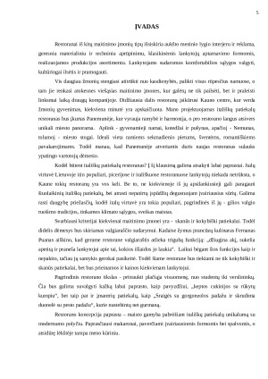 Itališkų patiekalų restoranas. Paveikslėlis 5