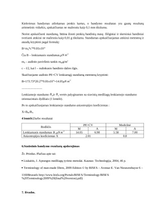 Audinių lenkiamojo standumo nustatymas. Paveikslėlis 4