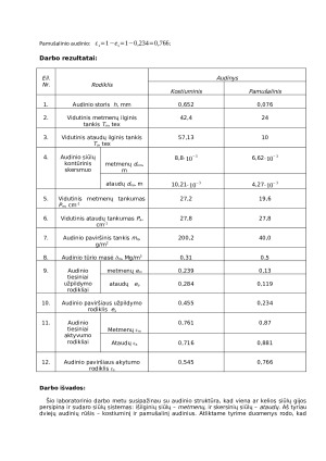 Audinių sandaros rodiklių nustatymas ir bandinių paruošimas. Paveikslėlis 5