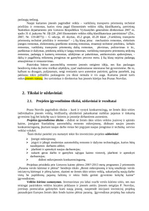 Autoservisas verslo planas. Paveikslėlis 3