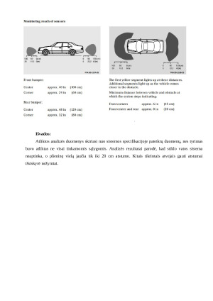 Automobilio kliūties detekcijos sistemos analizė. Paveikslėlis 3
