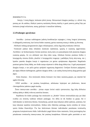 Sporto klubo verslo planas. Paveikslėlis 5