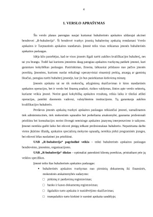 Buhalterinė apskaita verslo planas. Paveikslėlis 4