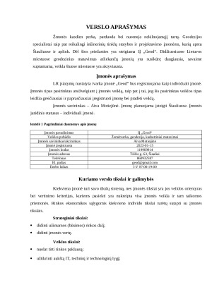 Verslo planas: geodeziniai ir žemėtvarkos darbai. Paveikslėlis 6