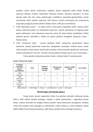 Verslo planas: geodeziniai ir žemėtvarkos darbai. Paveikslėlis 8