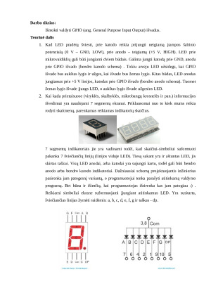 Bendros paskirties įvesties/išvesties išvadų valdymas. Paveikslėlis 2