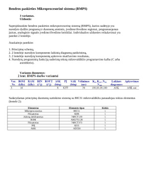 Bendros paskirties mikroprocesorinė sistema (BMPS). Paveikslėlis 2