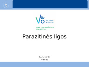 Parazitinės ligos. Paveikslėlis 1
